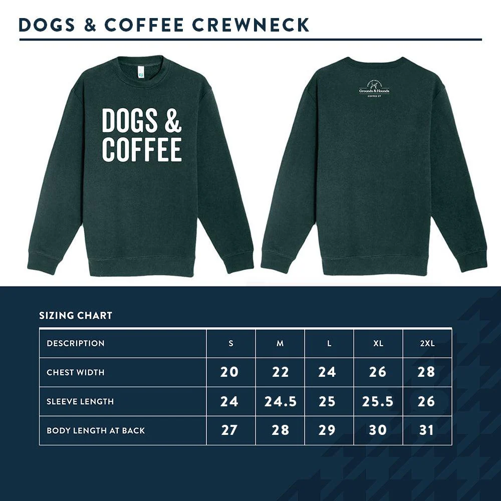 Dogs & Coffee Crewneck Sweatshirt - Image 3
